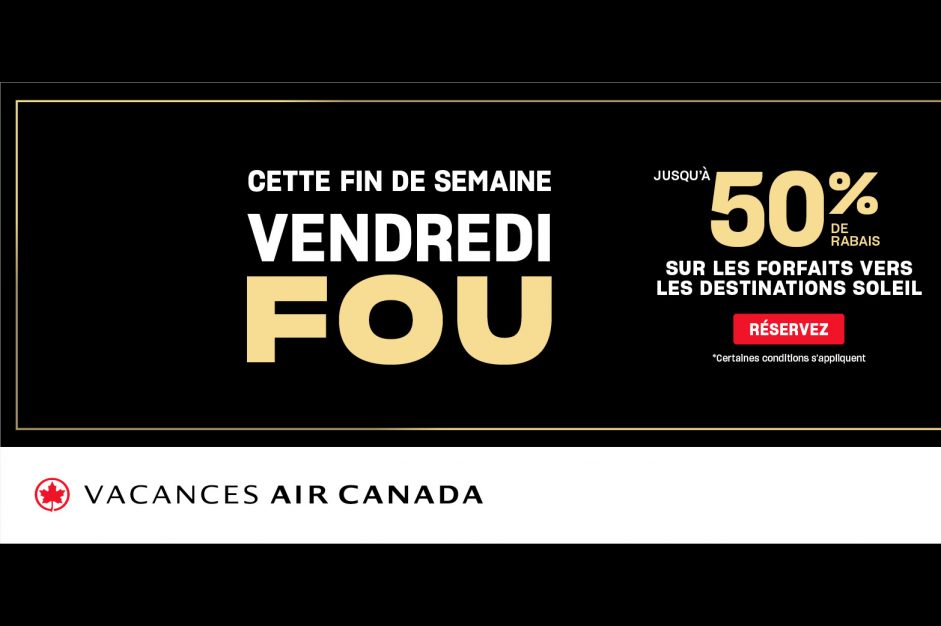 Vacances Air Canada : Économisez jusqu’à 50 % sur les forfaits vers le Mexique, les Caraïbes, les États-Unis et plus encore.