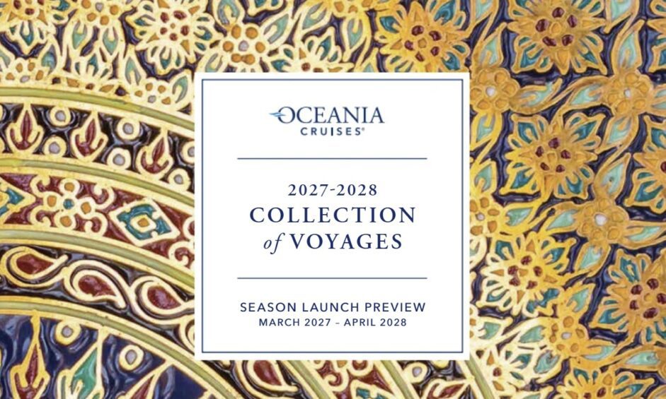Oceania Cruises : COLLECTION de VOYAGES 2027-2028