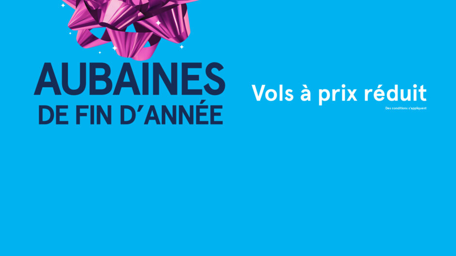 Air Transat : Aubaines de fin d&rsquo;année sur les vols