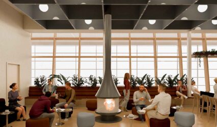 Nouveaux espaces de l'aéroport de Québec