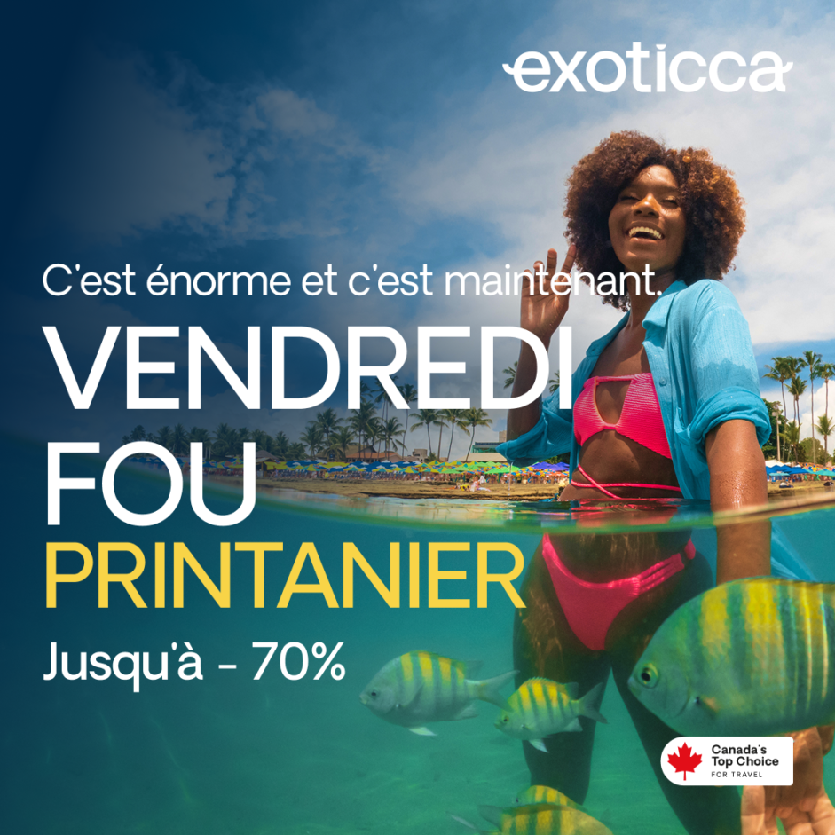 Exoticca : Vendredi fou printanier avec des tarifs imbattables